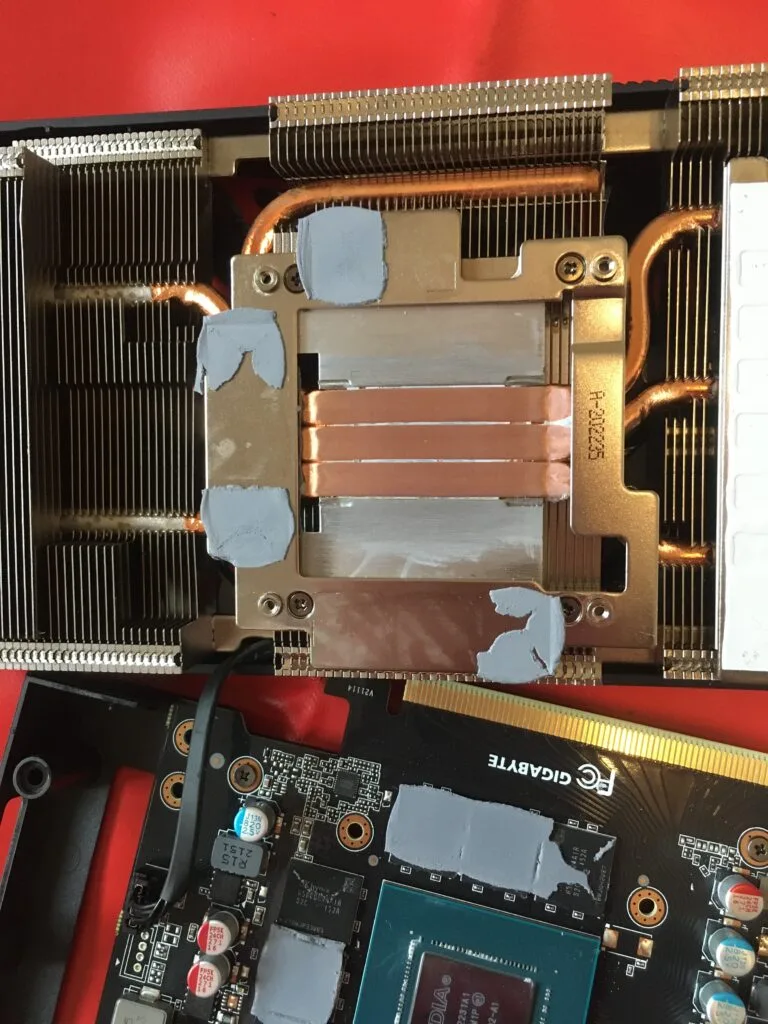 3060ti torn old thermal pads